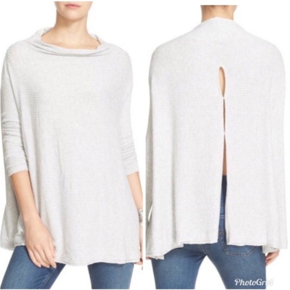 Free People Split Back Pullover top